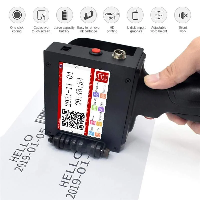 Handy Inkjet Batch Coding Machine